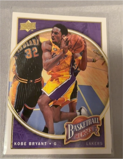 2008-09 Upper Deck Basketball Heroes #KB-5 Kobe Bryant — front