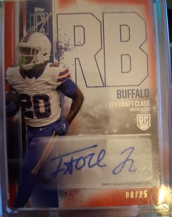 2024 Topps Signature Class #RCA-FG Frank Gore Jr. — front
