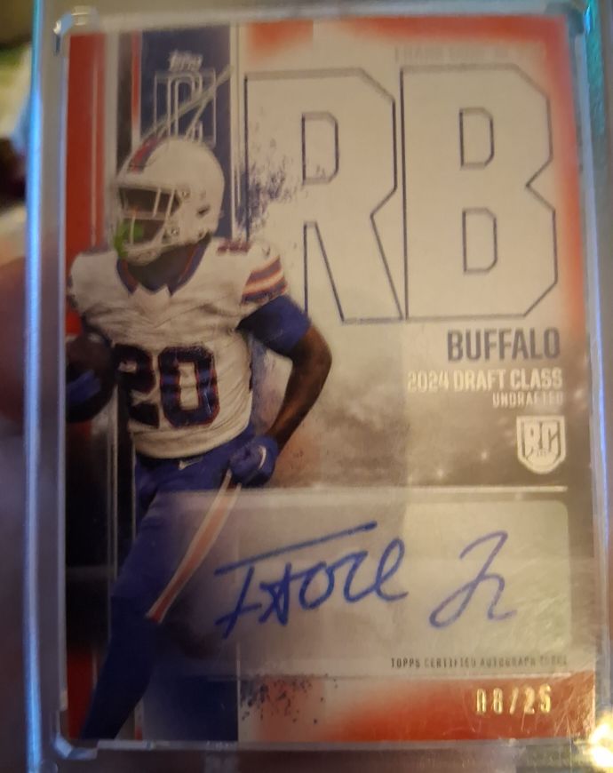 2024 Topps Signature Class #RCA-FG Frank Gore Jr Rookie Class Auto Variation — front