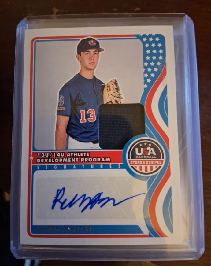 2025 Panini USA Baseball Stars & Stripes #NTS-PO Peyton Osheaski — front