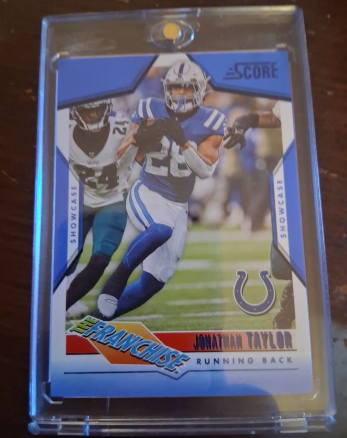 2023 Score Football The Franchise #14 Jonathan Taylor — front