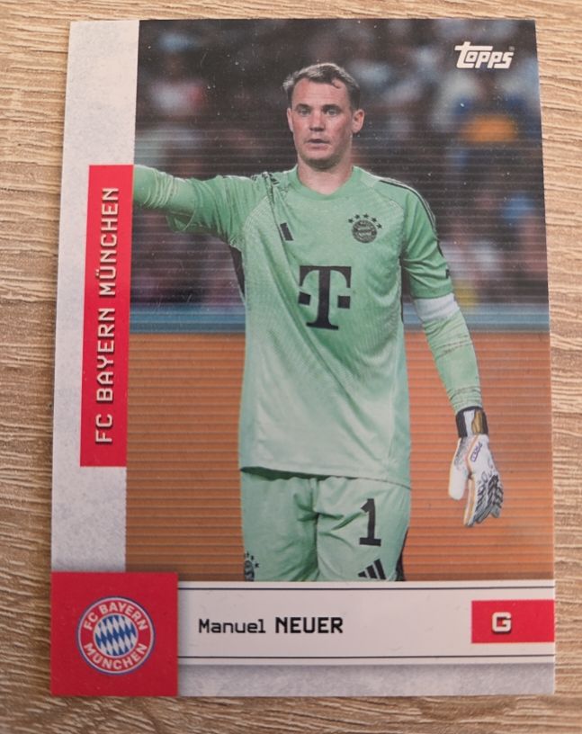 2022 Topps FC Bayern München Manuel Neuer — front
