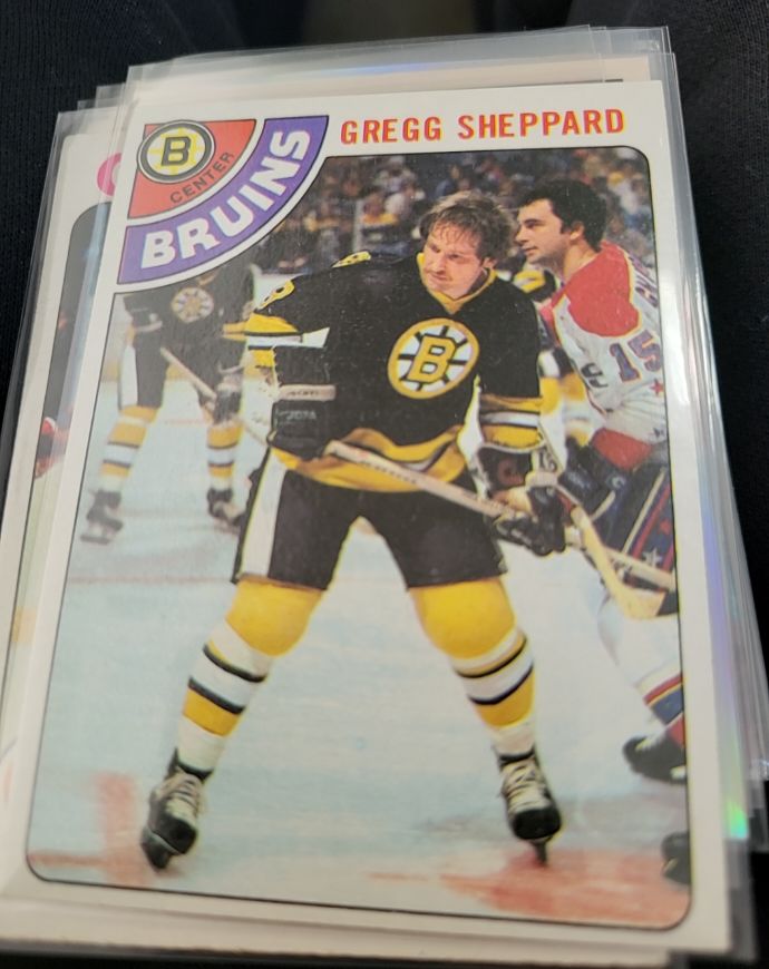 1978-79 Topps #18 Gregg Sheppard — front