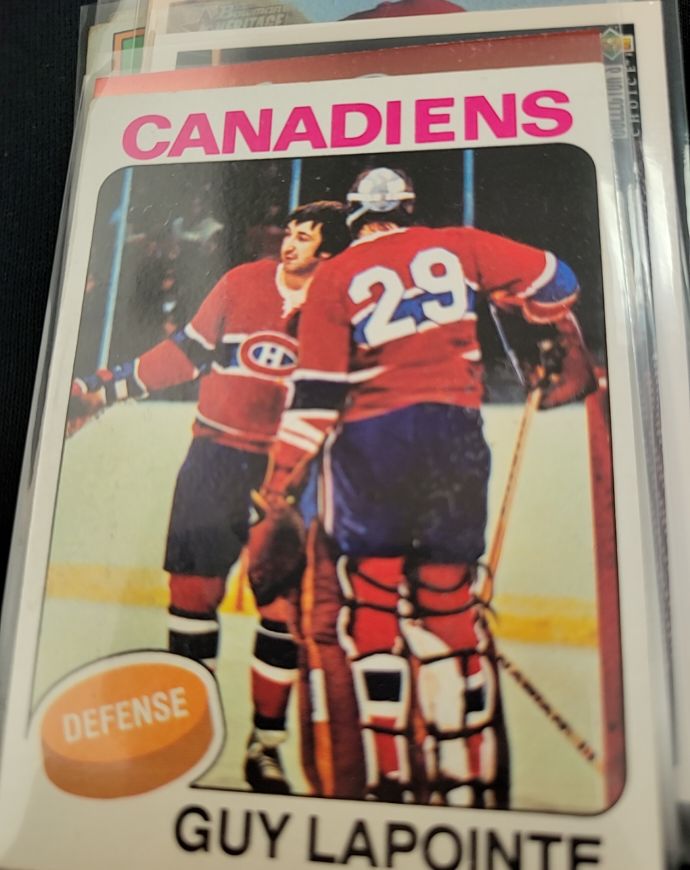 1975 Topps #198 Guy Lapointe — front
