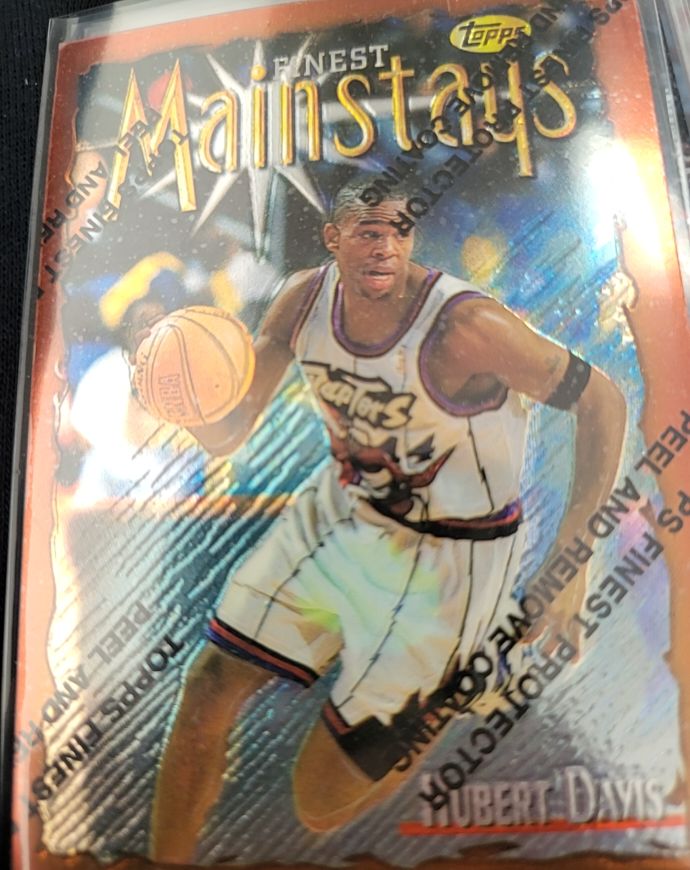1996-97 Topps Finest #226 Hubert Davis — front