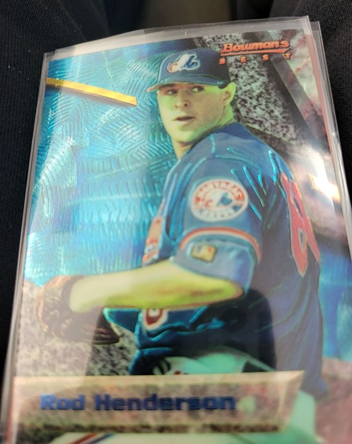 1994 Bowman's Best #37 Rod Henderson — front