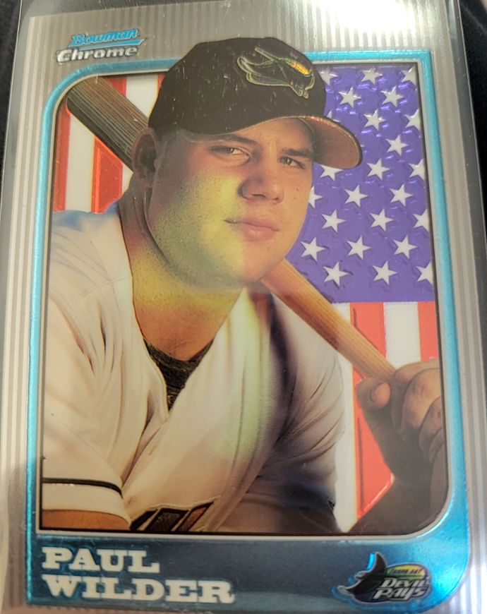 1997 Bowman Chrome International #165 Paul Wilder — front