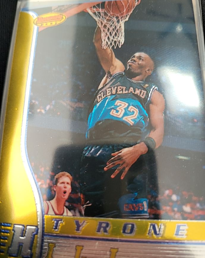 1997 Bowman's Best Basketball #68 Tyrone Hill — front