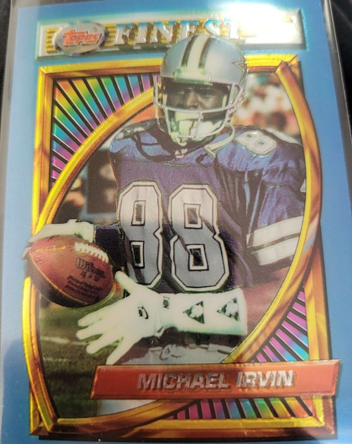 1994 Topps Finest #79 Michael Irvin — front