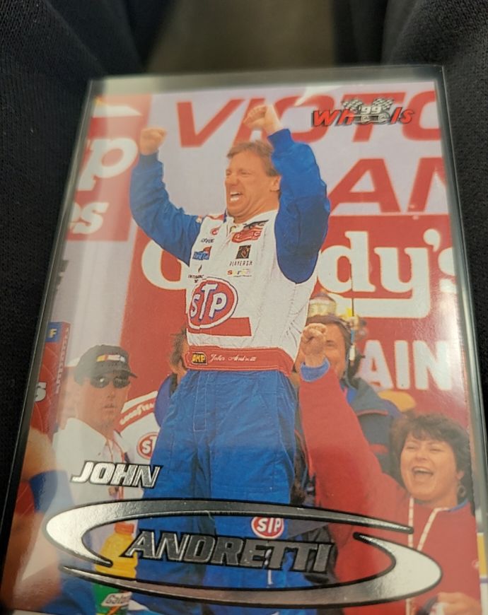1999 Wheels #1 John Andretti — front