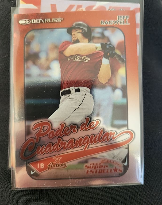 2002 Donruss Super Estrellas Poder de Cuadrangular #5 Jeff Bagwell — front