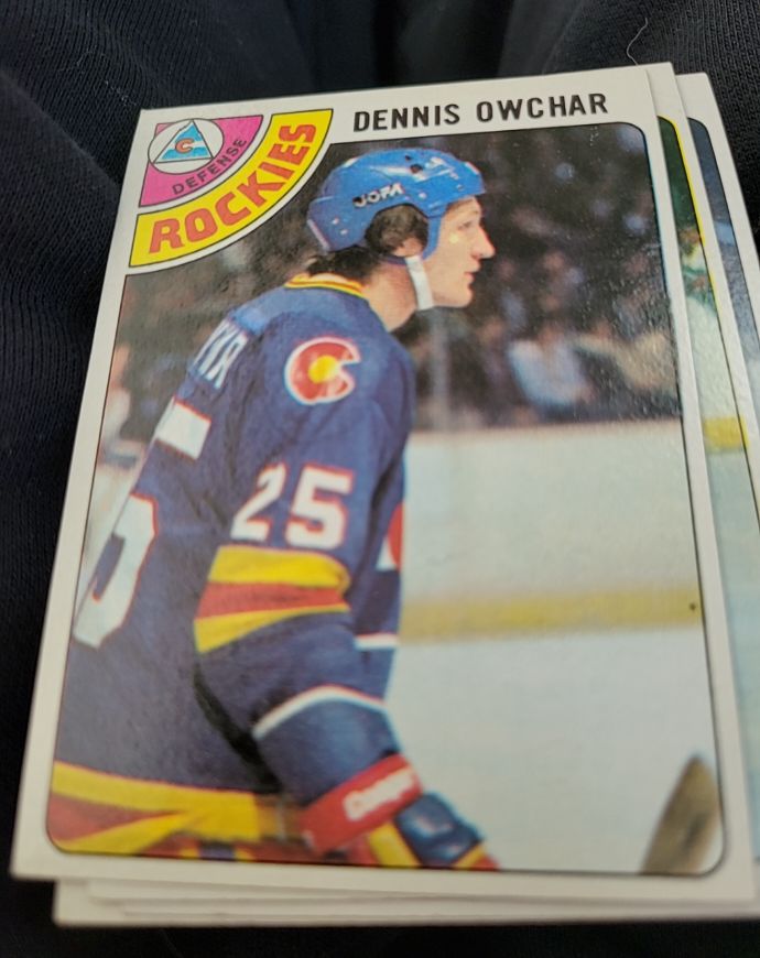 1978-79 Topps Hockey #19 Dennis Owchar — front