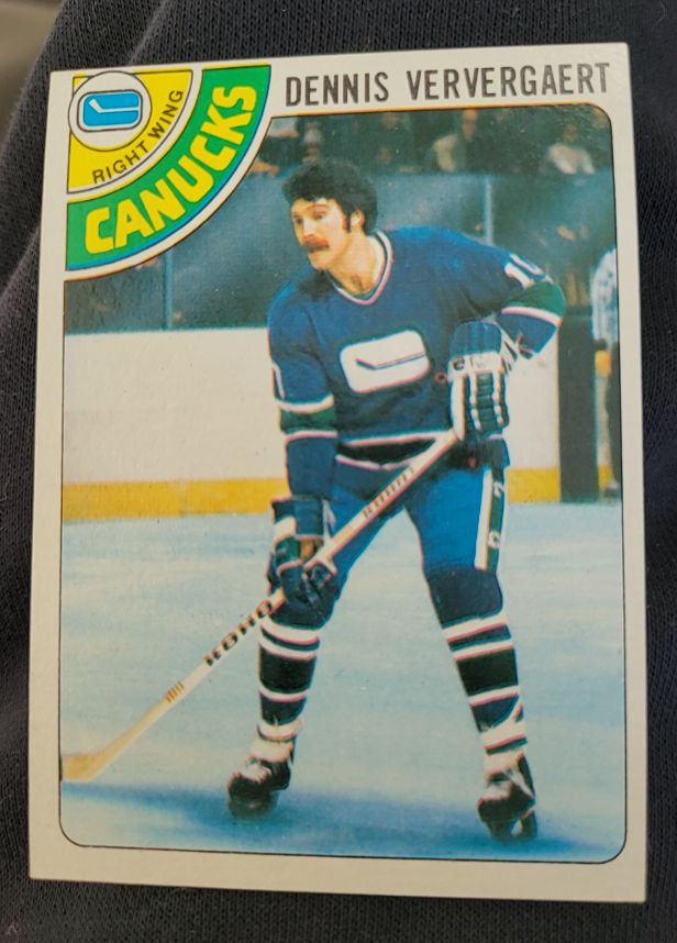 1978-79 Topps Hockey #52 Dennis Ververgaert — front
