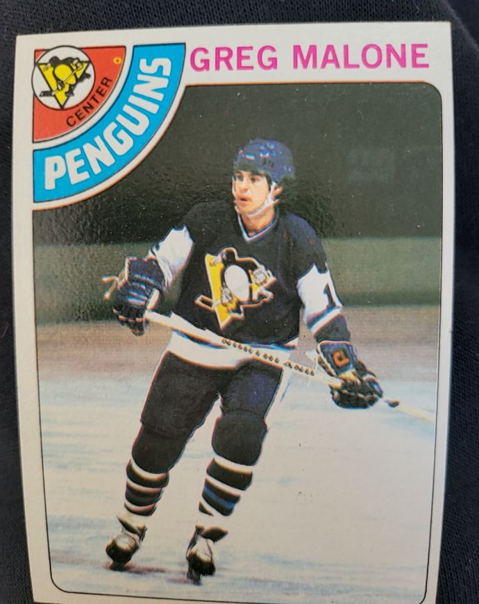 1978 Topps Hockey #233 Greg Malone — front