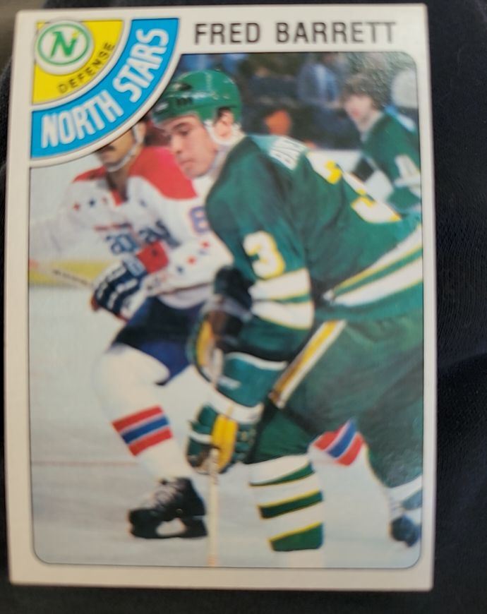 1978-79 Topps #185 Fred Barrett Minnesota North Stars — front