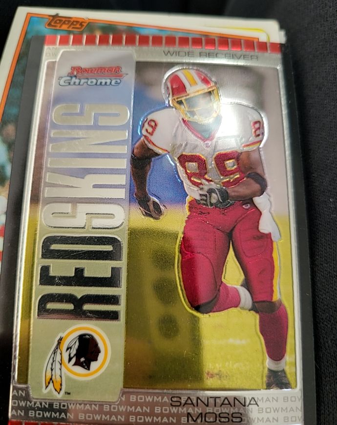 2005 Bowman Chrome #97 Santana Moss Washington Redskins — front
