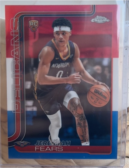 2025-26 Topps Chrome #257 Jeremiah Fears — front