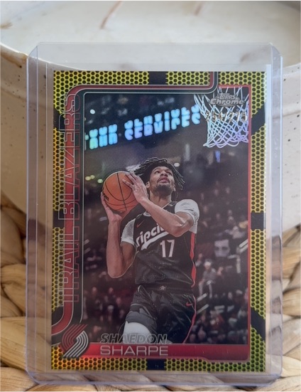 2025-26 Topps Chrome #150 Shaedon Sharpe — front
