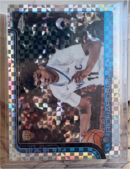 2025-26 Topps Chrome #275 Jase Richardson — front