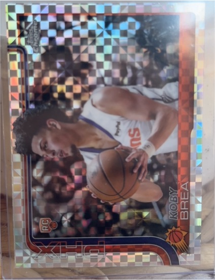 2025-26 Topps Chrome #292 Koby Brea X-Fractor — front