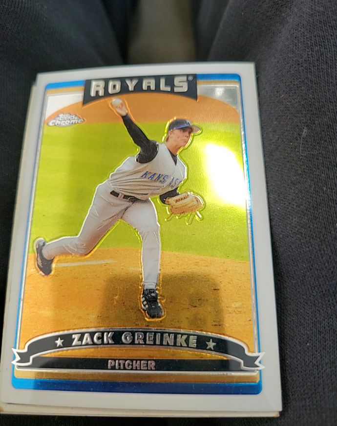2006 Topps Chrome #120 Zack Greinke — front