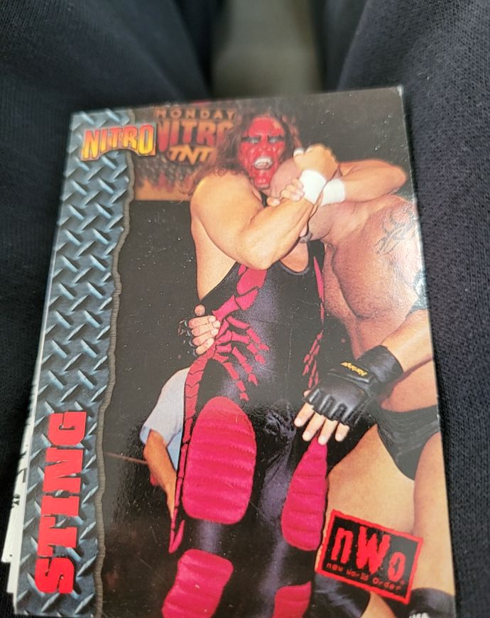 1999 Topps WCW/nWo Nitro #42 Sting — front