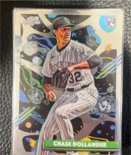 2025 Topps Chrome Cosmic #18 Chase Dollander — front
