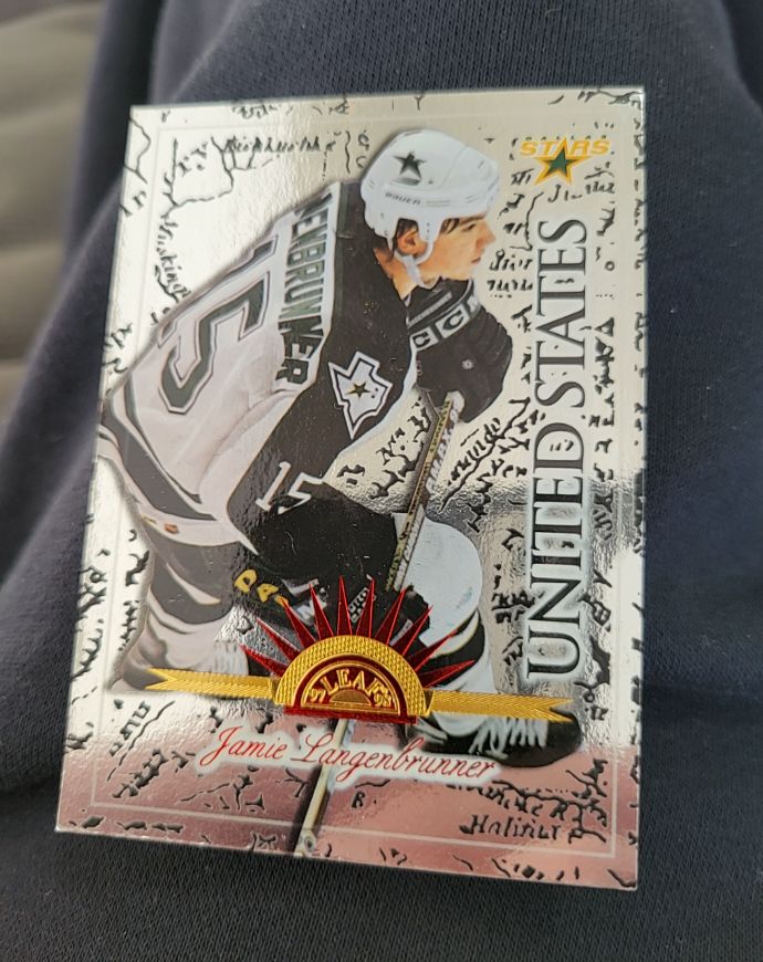1997-98 Leaf International #46 Jamie Langenbrunner — front