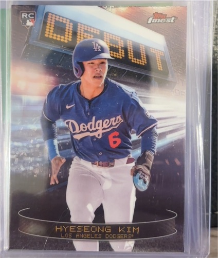 2025 Topps Finest #D-29 Hyeseong Kim Debut — front