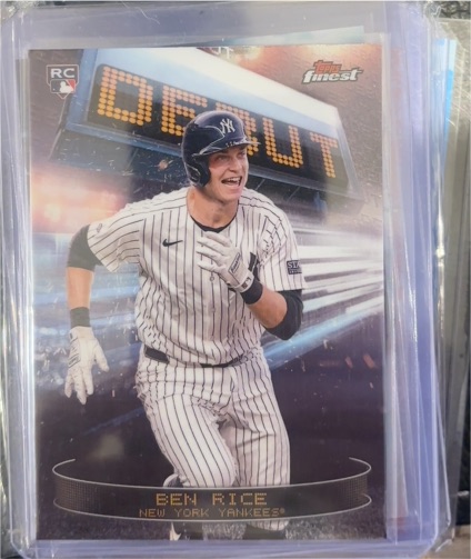 2025 Topps Finest #D-8 Ben Rice — front