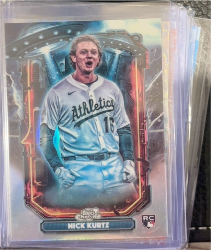2025 Topps Cosmic Chrome Extraterrestrial Talent #ET-26 Nick Kurtz — front