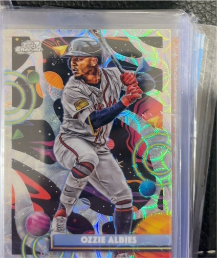2025 Topps Cosmic Chrome #109 Ozzie Albies — front