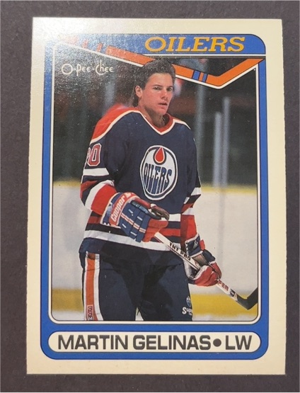 1990-91 O-Pee-Chee #64 Martin Gelinas — front