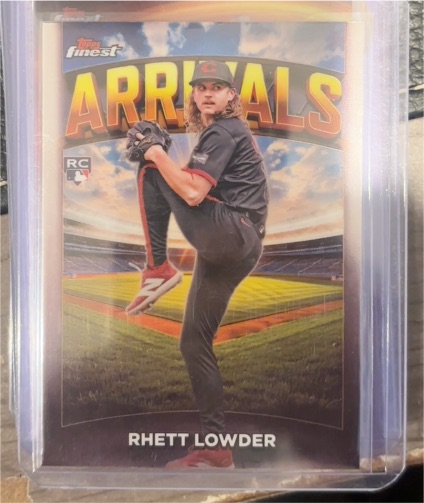 2025 Topps Finest Arrivals #A-9 Rhett Lowder — front