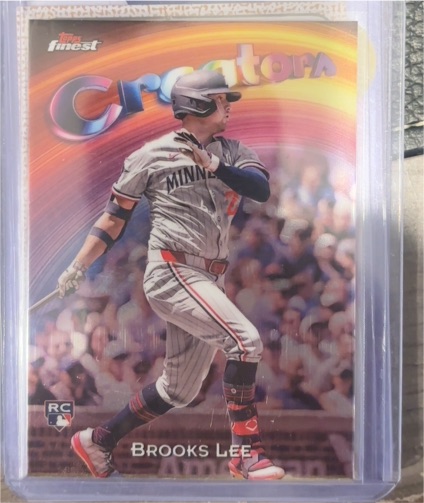 2025 Topps Finest #C-26 Brooks Lee Creators RC — front
