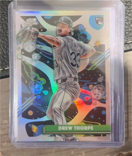 2025 Topps Chrome Cosmic #184 Drew Thorpe — front
