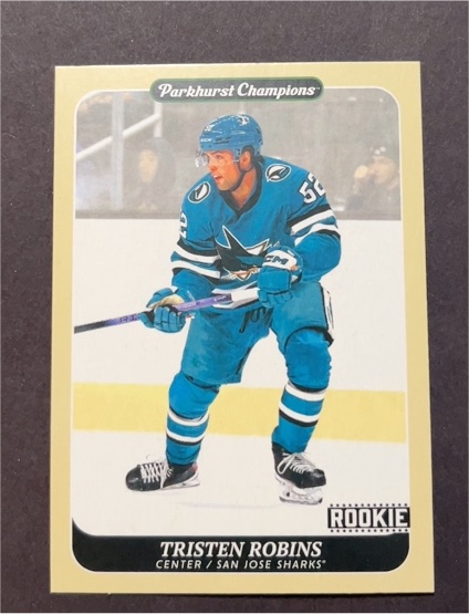 2023-24 Upper Deck Parkhurst Champions #17 Tristen Robins — front