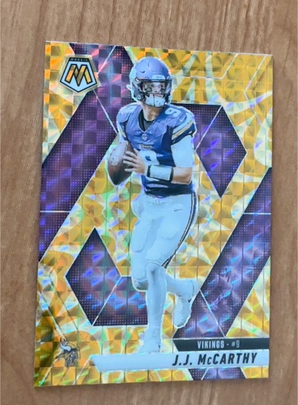2025 Panini Mosaic Football #195 J.J. McCarthy — front