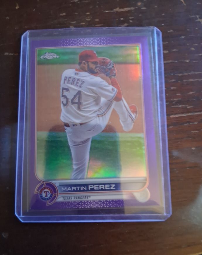 2022 Topps Chrome Update #USC103 Martin Perez — front