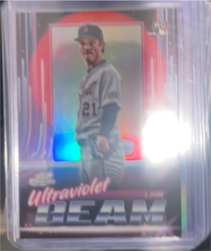 2025 Topps Cosmic Chrome Ultraviolet Beam #UB-8 Jackson Jobe — front