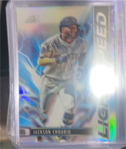2025 Topps Cosmic Chrome #LS-6 Jackson Chourio Light Speed — front