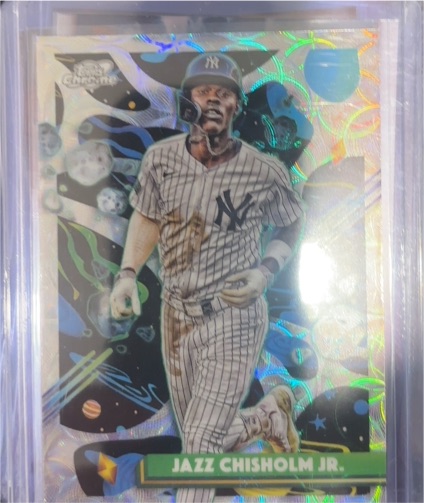 2025 Topps Cosmic Chrome #156 Jazz Chisholm Jr. — front