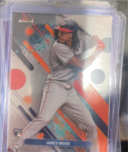 2025 Topps Finest #100 James Wood — front