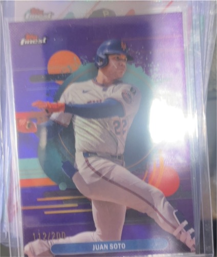 2025 Topps Finest #185 Juan Soto — front