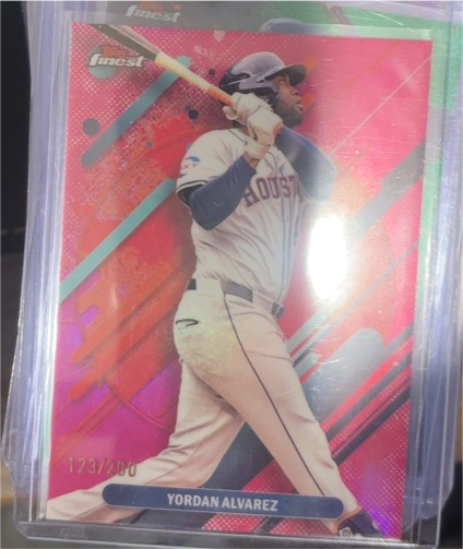 2025 Topps Finest #245 Yordan Alvarez — front