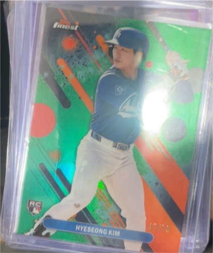 2025 Topps Finest #27 Hyeseong Kim — front