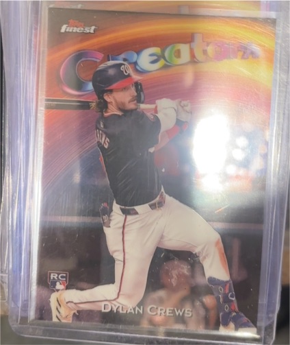 2025 Topps Finest #C-11 Dylan Crews Creators RC — front