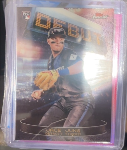 2025 Topps Finest #D-5 Jace Jung — front