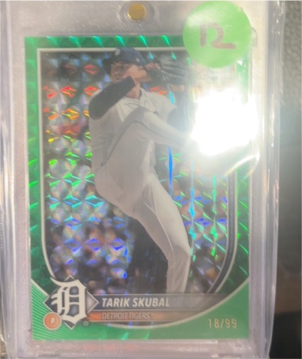 2025 Bowman Chrome #95 Tarik Skubal — front