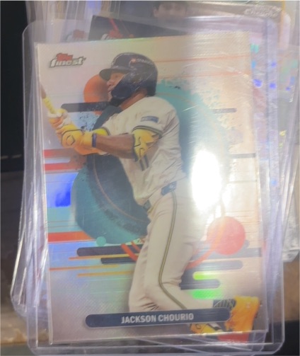 2025 Topps Finest #112 Jackson Chourio — front